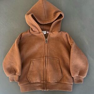 Zara unisex zip up hoodie